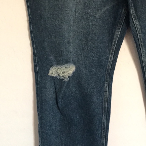 Free Assembly Super High-Rise Distressed Straight Leg Jeans Size 20 NWT - Picture 10 of 15